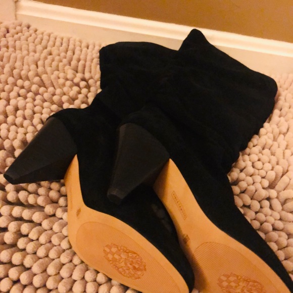 Vince Camuto Suede Heel Knee High Dress Boots - Picture 5 of 6